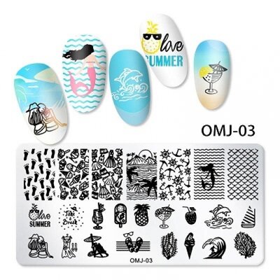 Stempel Nagel Sjabloon OMJ-03