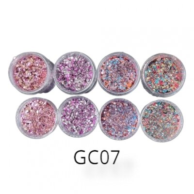 Nail Art Glitter Combinatie - GC07